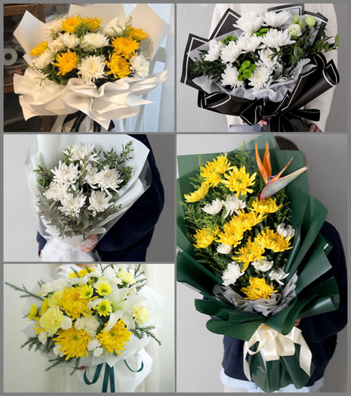 山东青岛即墨市移风店镇黄戈庄村白事花束代送